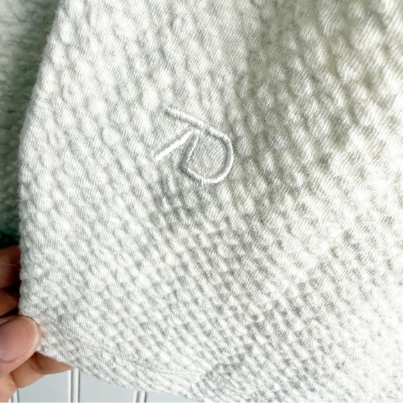 7 DIAMONDS Size S Restoration Half-Zip Hoodie in Natural NEW! - Picture 7 of 10